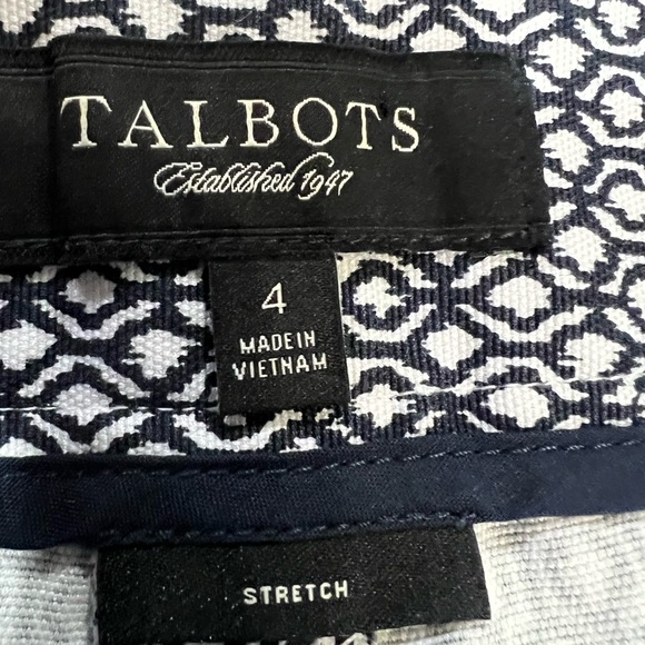 Talbots Printed Ankle Pants! - Picture 8 of 9